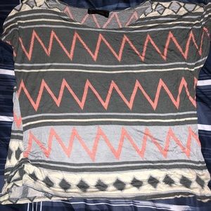 Aztec print top